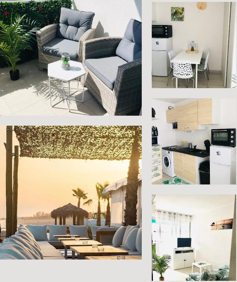 Studio Les Pieds Dans L'Eau: Beachside Retreat with Private Parking La Grande-Motte Exterior photo